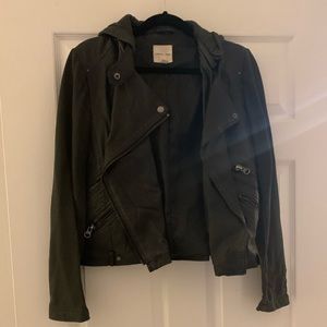 Silence + Noise leather jacket